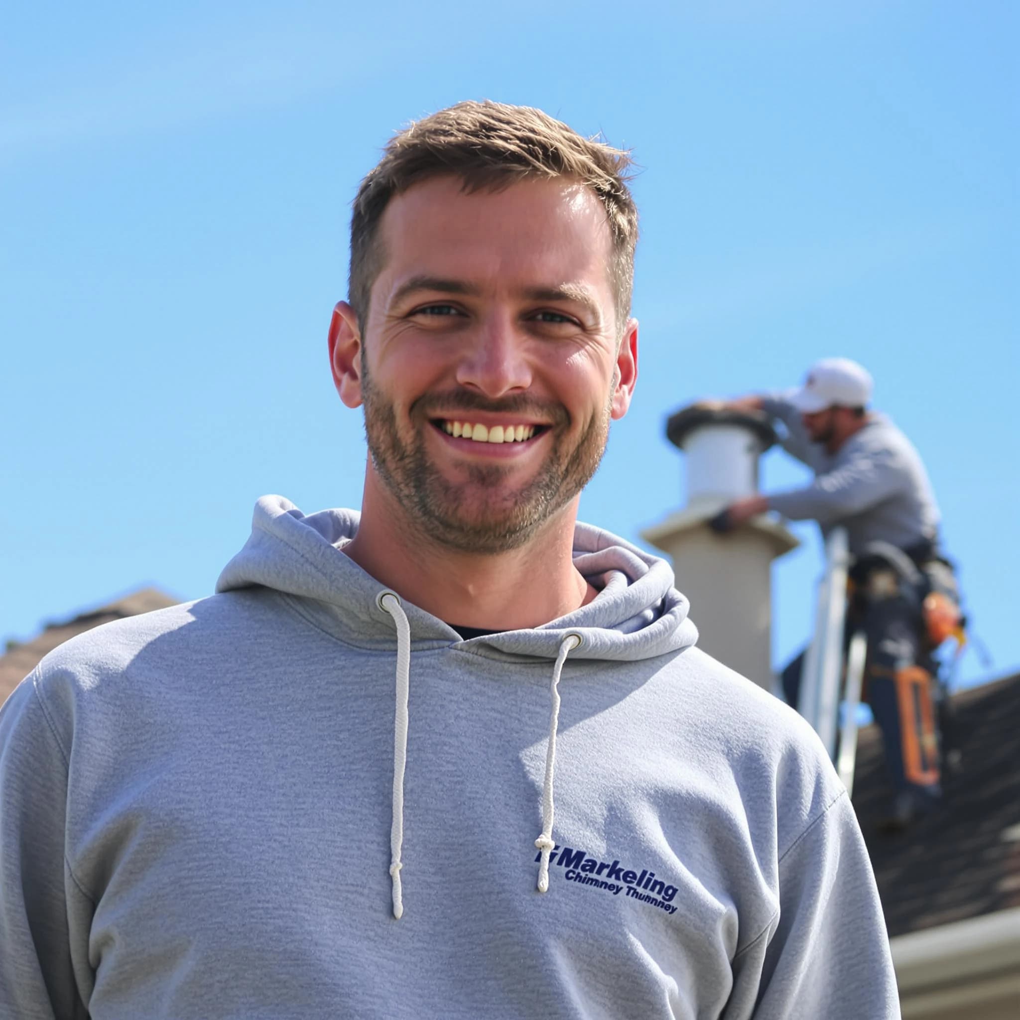 The Pleasant Hills Chimney Sweep team.